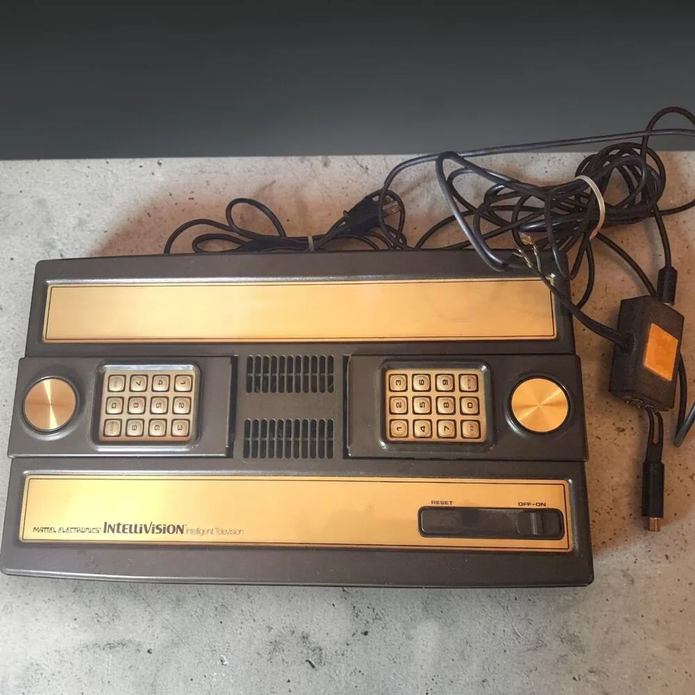 Vintage 1979 Mattel Intellivision 2609 Console Matching Box Games Manuals Untest